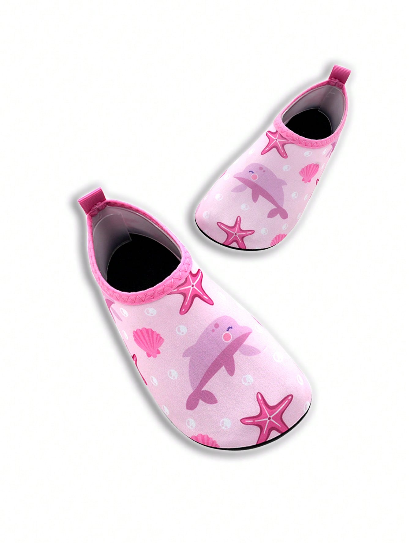 Boys breathable slip-on aqua water shoes featuring contrast binding and non-slip TPR soles for beach and outdoor activities.