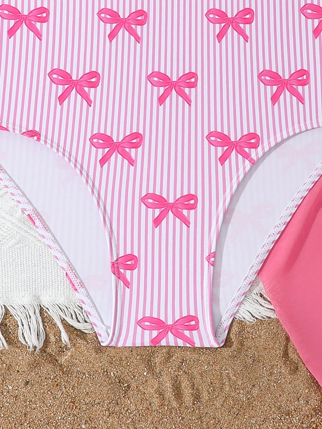 Tween Girls Floral Print One-Piece Swimsuit With Tie-Front Skirt Hibiscus Swimsuit Girls Black With Pink Flower Swimsuit Tween Hawaiian Outfit Black One Piece Bathing Suit With Skirt