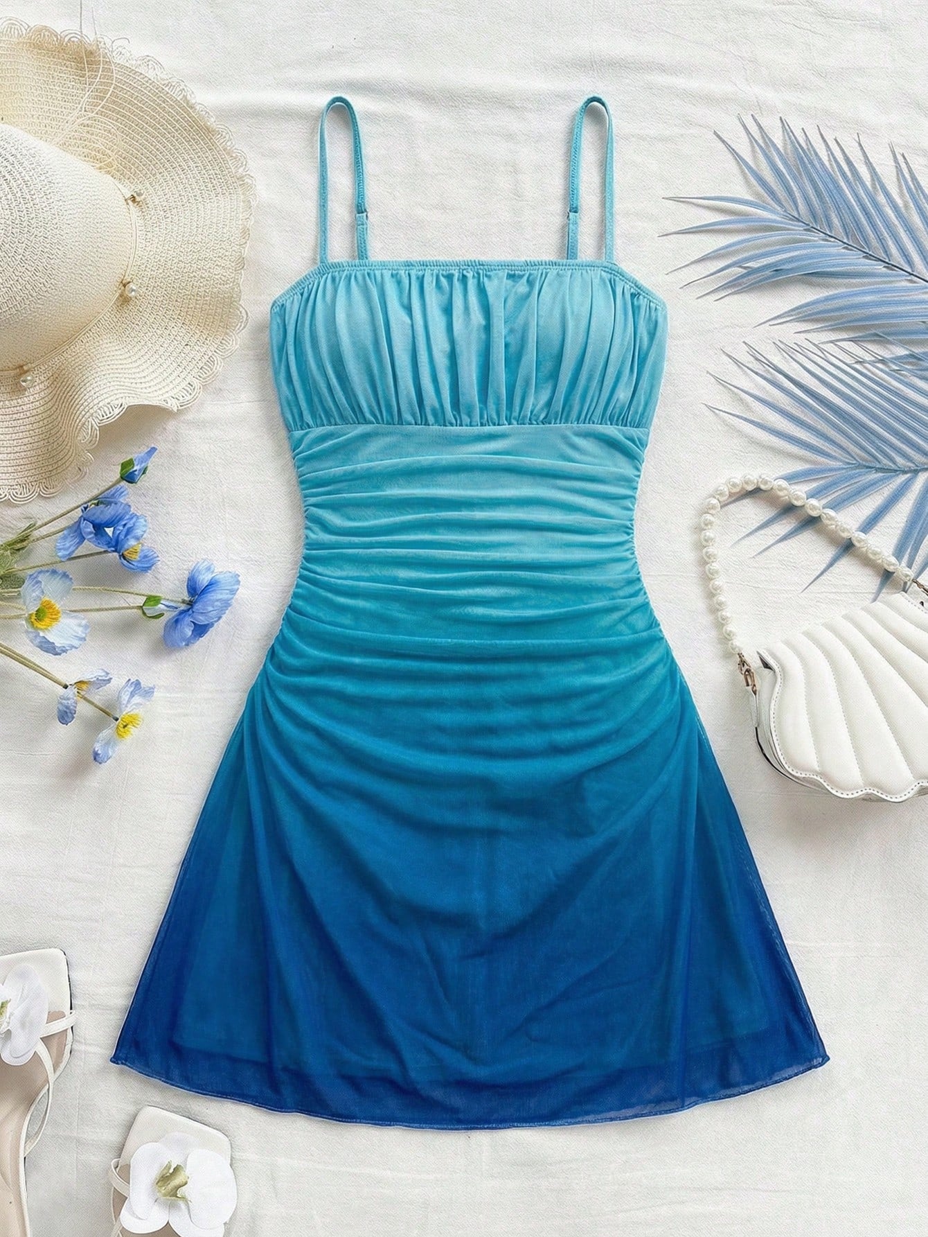 Apricot tween girls sleeveless halter cami dress with appliques, bow front, zipper detail, high waist, flared hem, and short slim fit design.