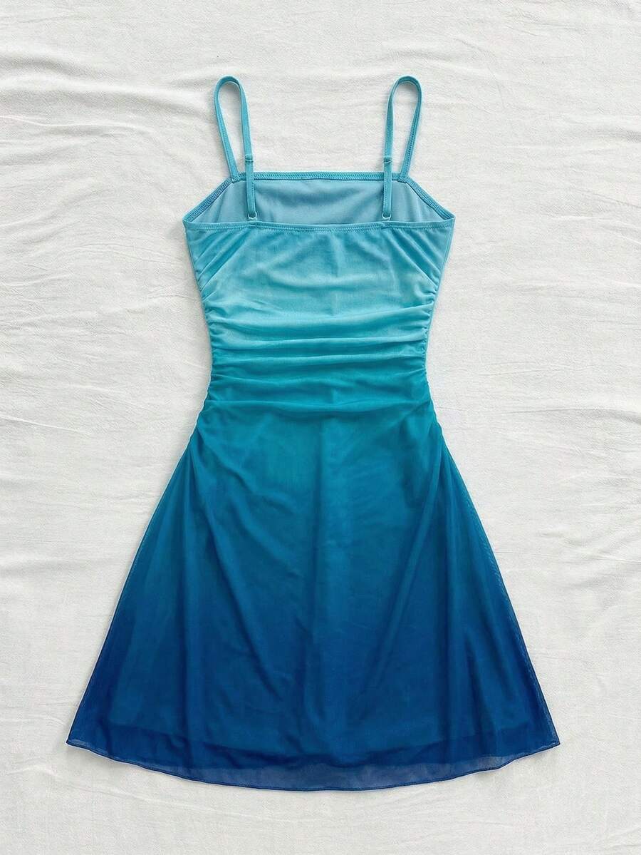 Apricot tween girls sleeveless halter cami dress with appliques, bow front, zipper detail, high waist, flared hem, and short slim fit design.