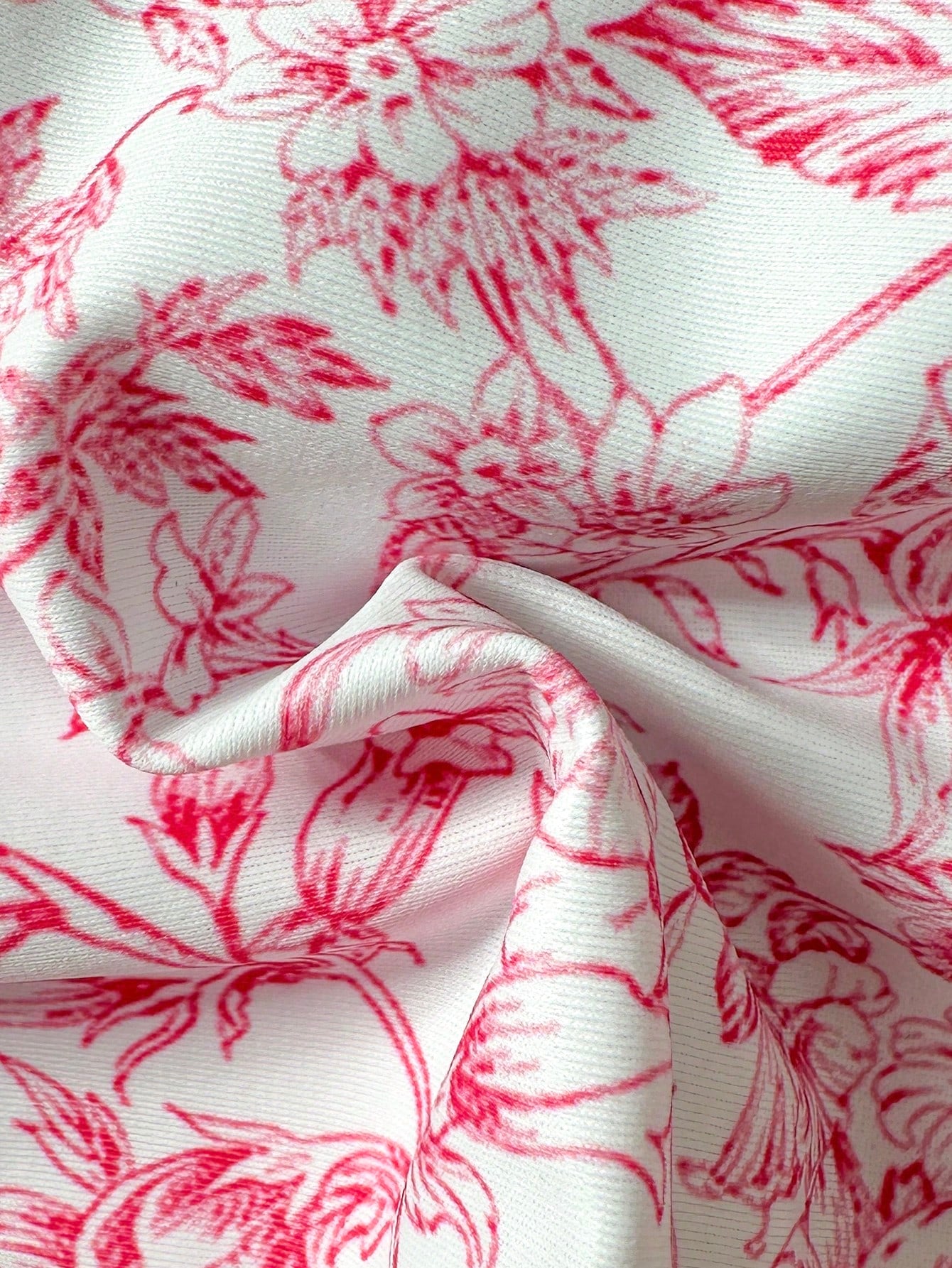 Tween Girl Tankini Swimwear Set, Pink Floral Print, Summer Beach Vacation