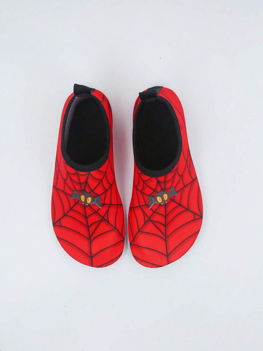 Pink kids quick-dry slip-on water shoes with breathable upper and non-slip TPR outsole.