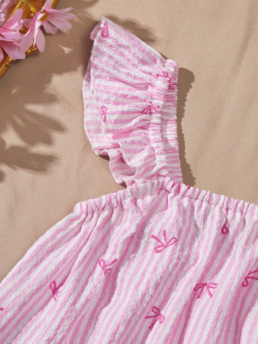 Tween girls 2-piece bohemian outfit set in apricot featuring a square neck embroidered sleeveless camisole top and matching floral wide leg shorts.