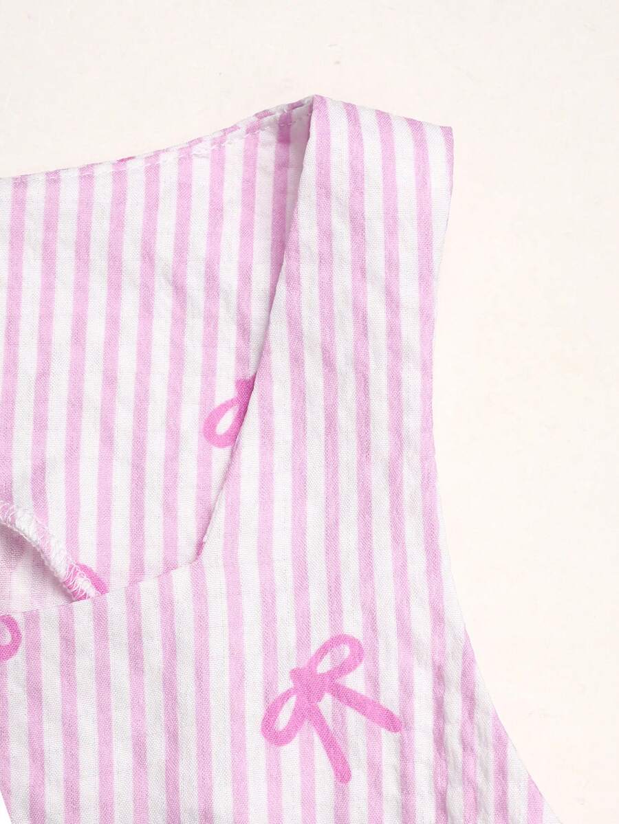 Tween girls pink floral sleeveless A-line midi dress featuring round neck, high waist with belt, contrast lace, and zipper back.