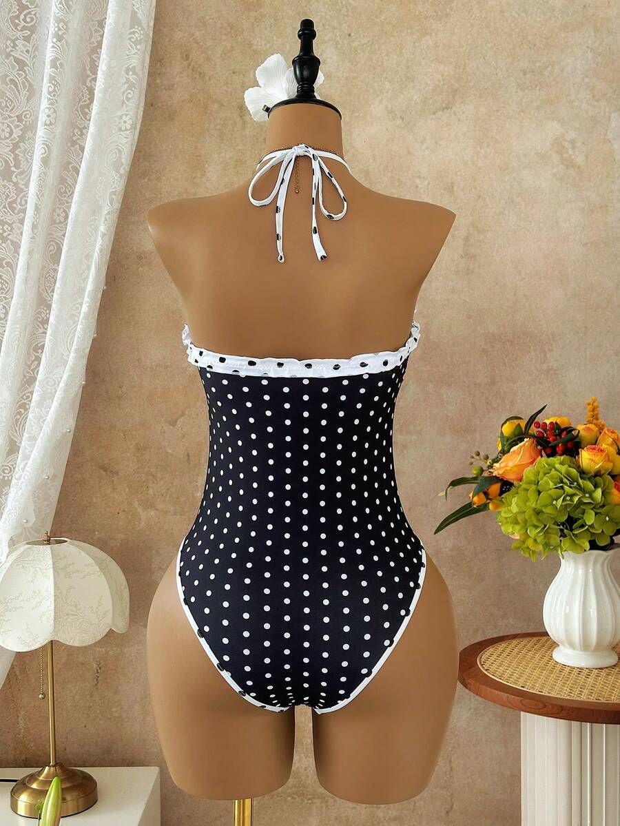 Multicolor floral print women's bikini swimsuit set featuring spaghetti straps, wireless lined bra with removable padding, backless lace-up design, and high cut bottom.