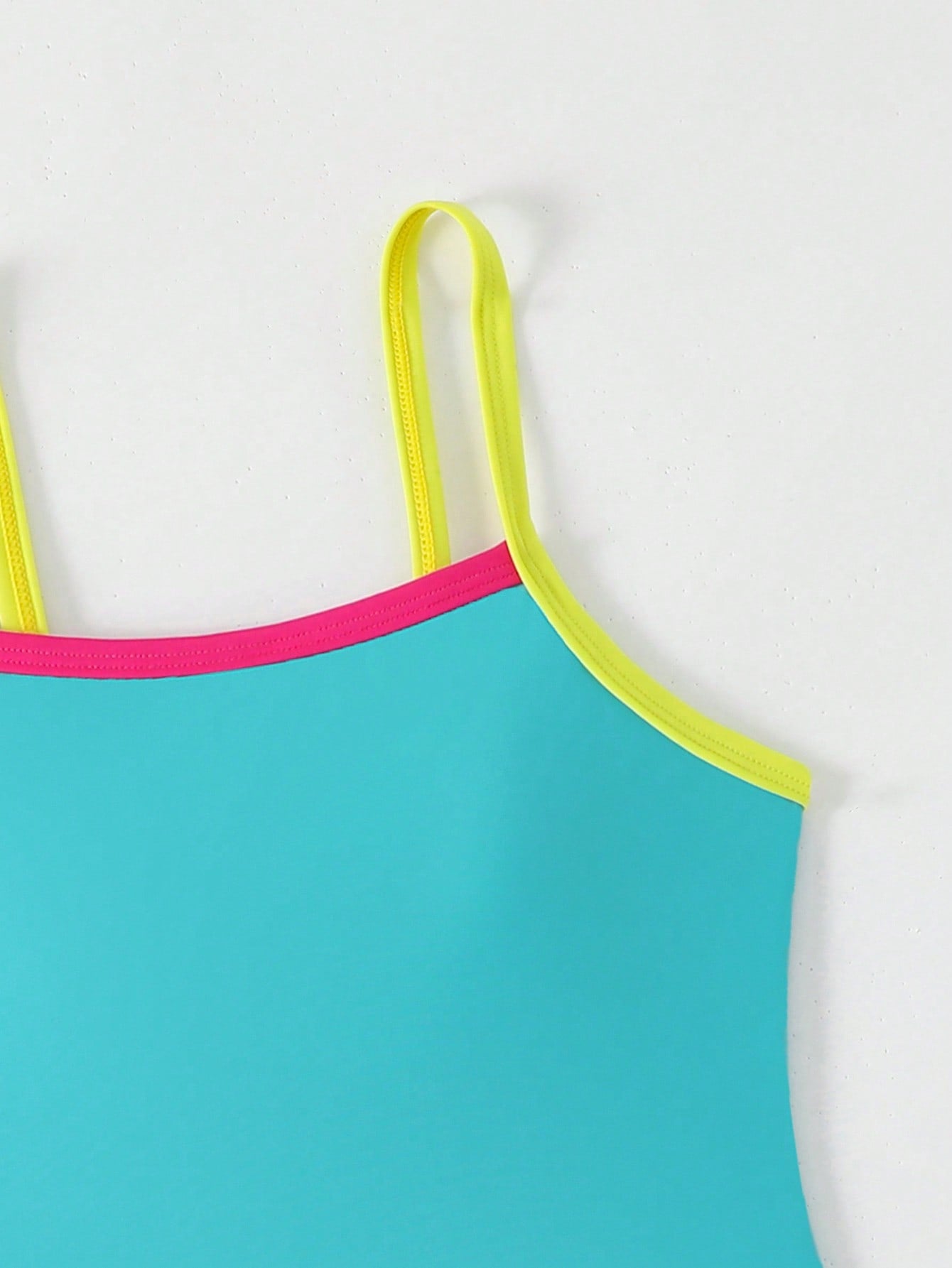 Tween Girls One-Piece Swimsuit With Adjustable Cross Straps, Suitable For Swimming, Summer Vacation, Beach And Seaside