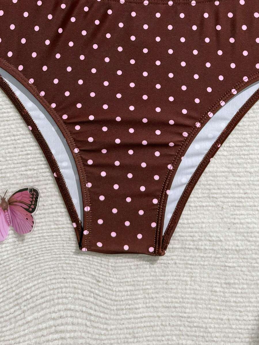 Tween girls multicolor striped 2-piece bikini set with spaghetti strap top, twist detail, and short high-waist or mid-waist swim bottoms for beach and pool wear.