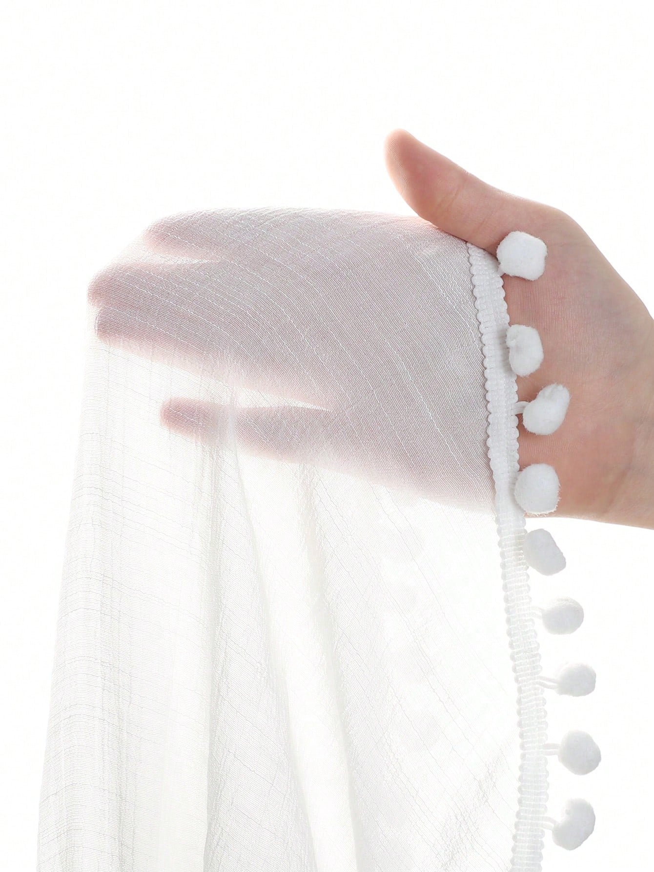 White tween girls swimsuit cover-up with V neck, short sleeves, contrast lace, fringe details, and regular length mesh fabric for beachwear