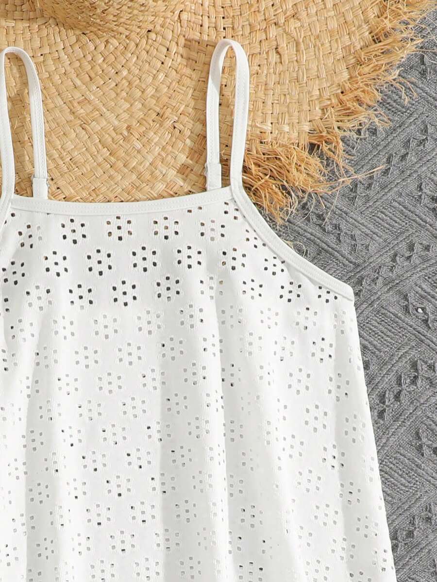 Tween girls' halter sleeveless cover-up dress in semi-sheer fabric for summer beach and pool wear by Elladie Kids.