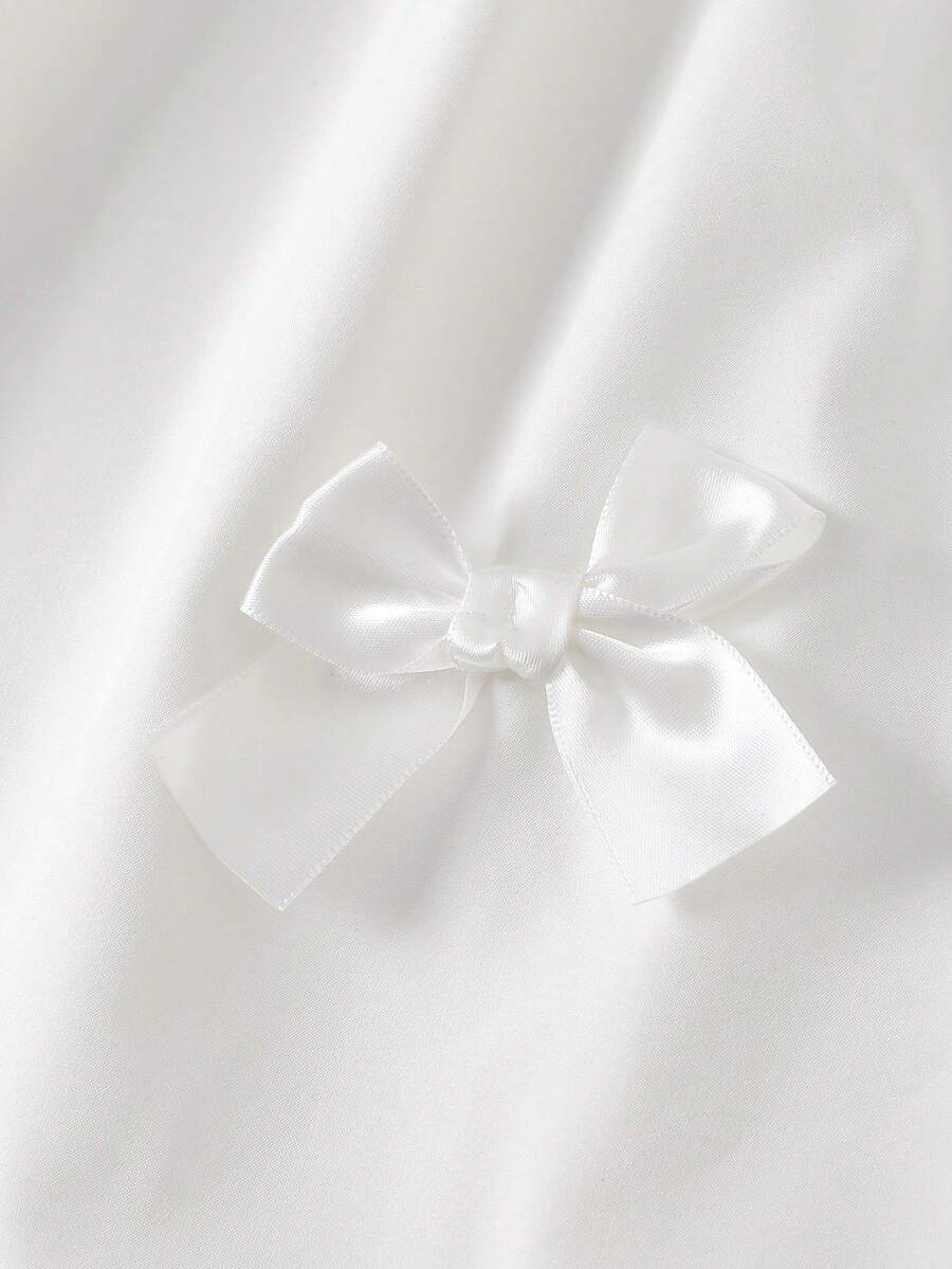ChillGRL square neck short puff sleeve A-line long dress for teen girls featuring shirred high waist detailing and a flounce hem.