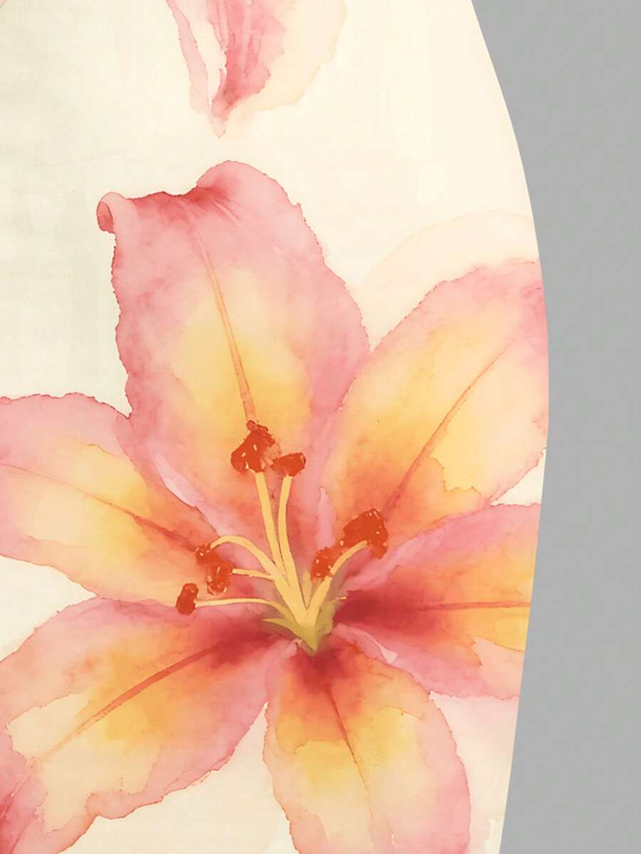 Tween girls multicolor floral midi cami dress with spaghetti straps, sleeveless design, loose fit, and vacation-inspired plant print.